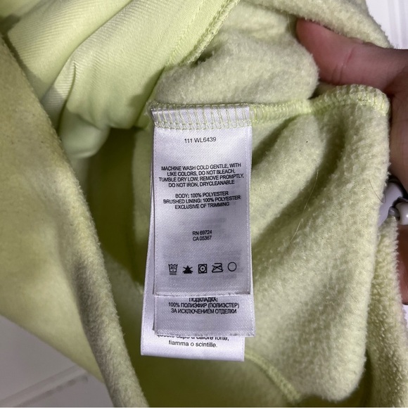 Columbia Benton Springs Fleece Jacket Full Zip Lime Green Size Small Cozy - Picture 10 of 11